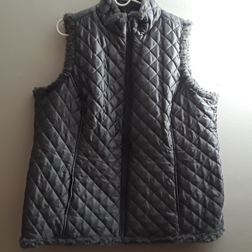 Denim & Co Reversible Vest